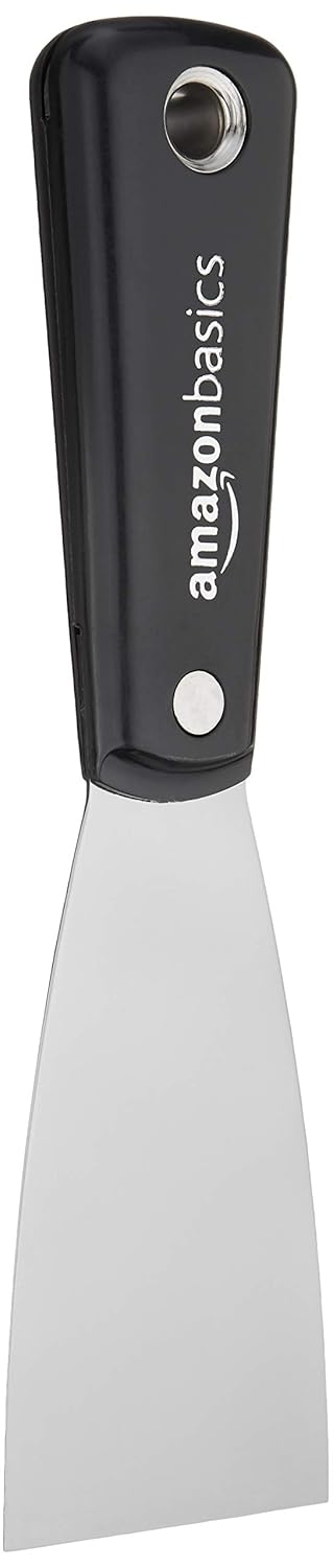 Amazon Basics Flex Nylon Handle Putty Knife Scraper. with Carbon Steel Blade. 2