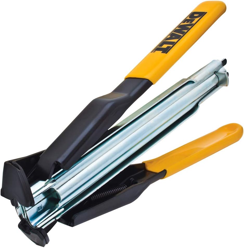 DEWALT Hog Ring Pliers Kit. Includes Pliers and 1000 Ring Pack (P7DW)
