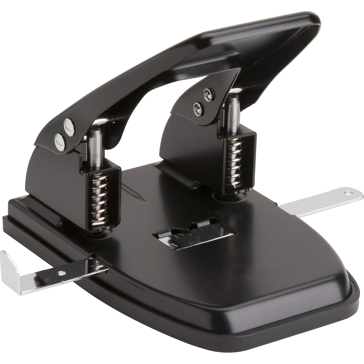 Business Source Heavy-Duty Hole Punch (65626). Black. Small (1-24)